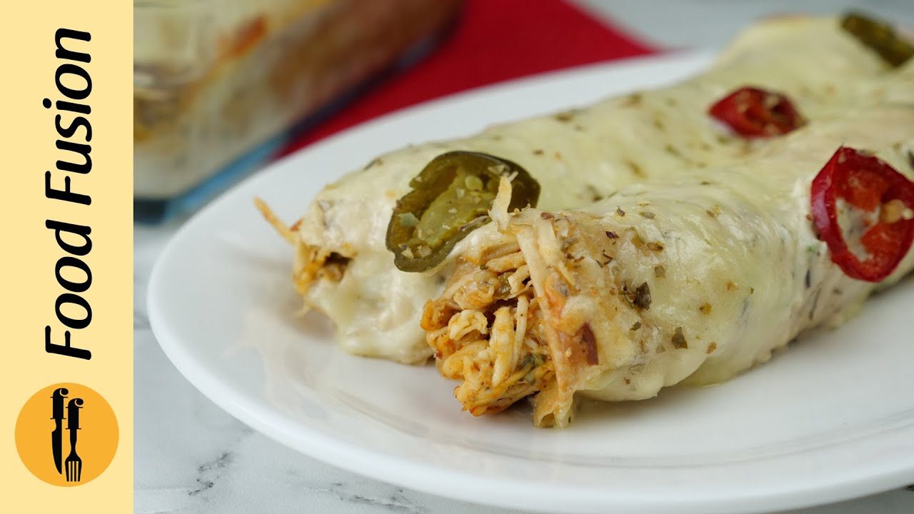 Jalapeno Chicken Enchiladas Recipe by Food Fusion Home Of The Best