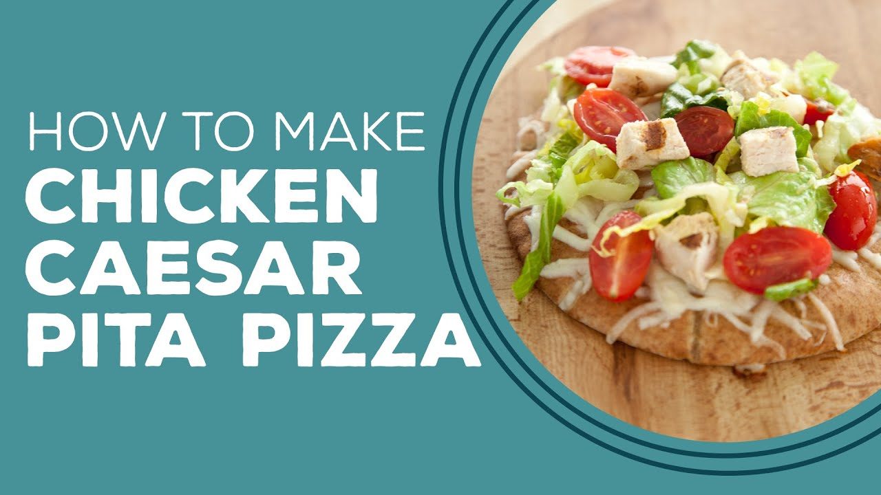 Blast from the Past: Chicken Caesar Pita Pizza Recipe | Leftover ...